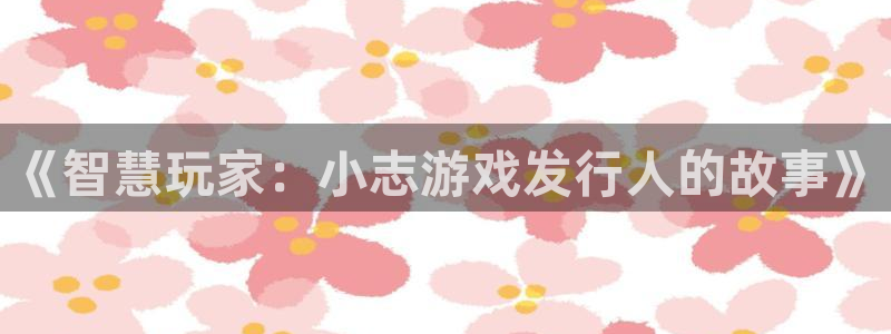 pp电子子猫图片：《智慧玩家：小志游戏发行人的故事》